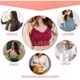thumbnail image 5 of Padded Bralettes for Women Sexy, Lace Bralettes for Women Pack of 6, Bandeau Bras for Women Girls, 5 of 7