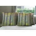 thumbnail image 6 of Ambesonne Fall Throw Pillow Cover 4 Pack, Autumn Season Beech Forest, 20", Grey Yellow, 6 of 7