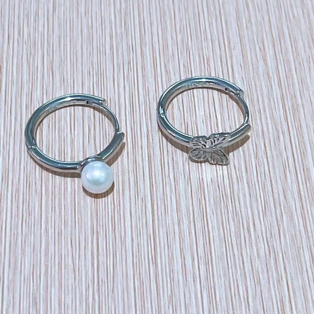 K-POP・アジア BTS DALMAJUNG]EARRINGS (silver) Kpop-Idol-2022-DALMAJUNG-