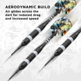 thumbnail image 3 of Darts Viper Black Ice Soft Tip, 18 g, con anillos plateados, 3 of 9