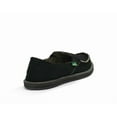 thumbnail image 4 of Sanuk Women's Donna Hemp Black Ankle-High Fabric Slip-On Shoes - 6M, 4 of 6