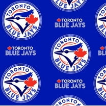 Fleece Toronto Blue Jays MLB Baseball Sports Team Canada Fleece Fabric Print By the Yard (s6677bf)