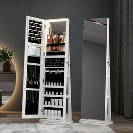 Walmart full length mirror with jewelry storage discount