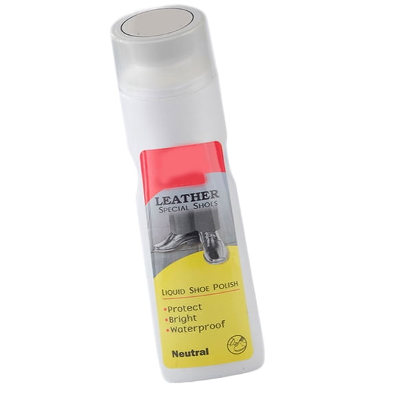 Professional Leather Liquid Polish Leather Shoe Conditioner with Built In Sponge Applicator for Footwear Bags Belts
