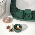 thumbnail image 3 of Countertop Rice Dispenser Container - 35cm Airtight Cereal Storage with Measuring Cup & Flip Lid for Grains/Pet Food, 3 of 7