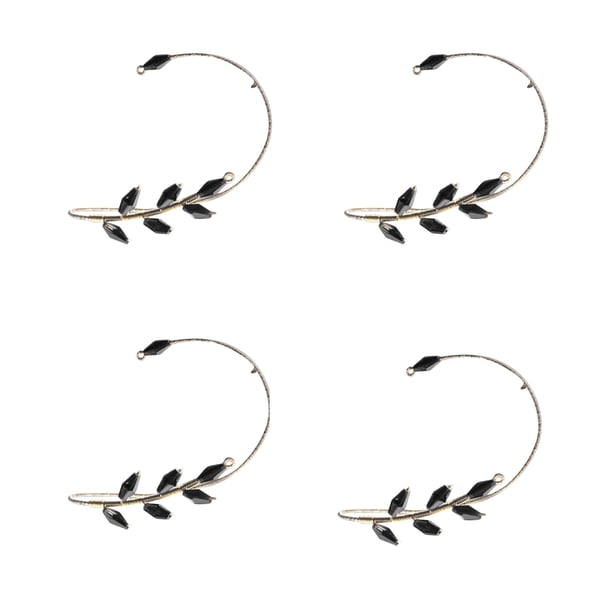 XWSHYW Pendientes Pendiente con Clip y Perforado con Estilo y Diseño Liviano, 4 Piezas