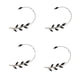 thumbnail image 1 of XWSHYW Pendientes Pendiente con Clip y Perforado con Estilo y Diseño Liviano, 4 Piezas, 1 of 2