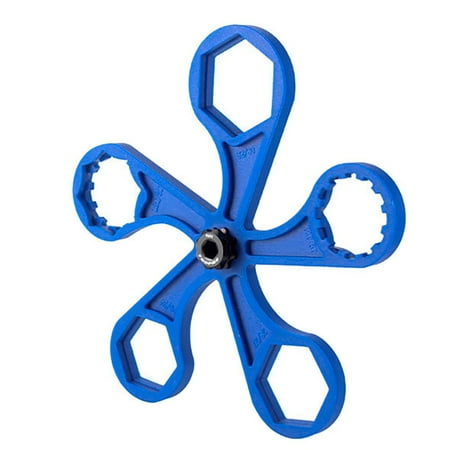 

Mountain Bike Front Fork Shoulder Cover Wrench 8T/12T 24/26mm Torx Crank Cap Tool Wrench Repair Tool Nylon