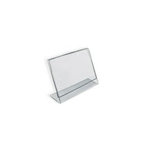 Azar 112742 3" W x 2" H L-Shaped Acrylic Sign Holder, 10Pack