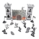 thumbnail image 1 of 21 piezas Castle Battle Model Set de fuerte Simular de asedio para entretener Mejorar la capacidad práctica Edades Niños Hugo figuras de caballos, 1 of 10