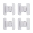 thumbnail image 1 of 4x Locks Freezer Locks portátiles de cierre automático Puerta del refrigerador más cerca para congeladores pequeños sala de estar de dormitorio en, 1 of 9