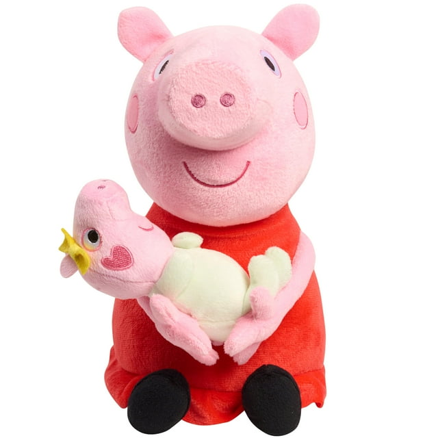 Lil Friends Peppa Pig Animal de Peluche de Hermana Mayor de 11,5 Pulgadas, Niños de 3 Años en Adelante