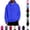 Blue, variant on Venzia Men Oversized Hoodie Pullover Sweatshirt Long Sleeve Hooded Top with Kangaroo Pocket Casual Autumn Winter Wear,XXL