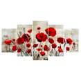 thumbnail image 2 of Cuadros Decorativos Flores 5 piezas 5D completo redondo hecho a mano diamante pintura mosaico bordado Kits Ehuebsd  Nuevos Originales, 2 of 9