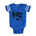 thumbnail image 1 of CafePress - Gothic Skull Initial F - Cute Infant Baby Football Bodysuit, 1 of 1