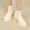 Beige, variant on KANG Snow Boots Women Non Detachable With Cotton Inside Rain Boots Outdoor Rubber Water Shoes Rain Boots Collar Gardening Boots Ultra Lightweight Portable Garden Shoes