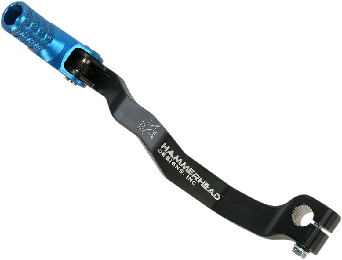 Hammerhead Designs Shifter Lever Kit with Knurled Shifter Tip Blue