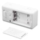 thumbnail image 4 of Reloj despertador digital LED con puerto USB Snooze Table Reloj electrónico (Blanco), 4 of 6