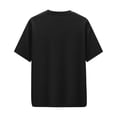 thumbnail image 5 of UVEASISHA Basic Tees for Men Big and Tall Short Sleeve Summer T-Shirts Comfy Loose Crew Neck Workout Shirt Solid Casual Tee Top Black 4XL, 5 of 10