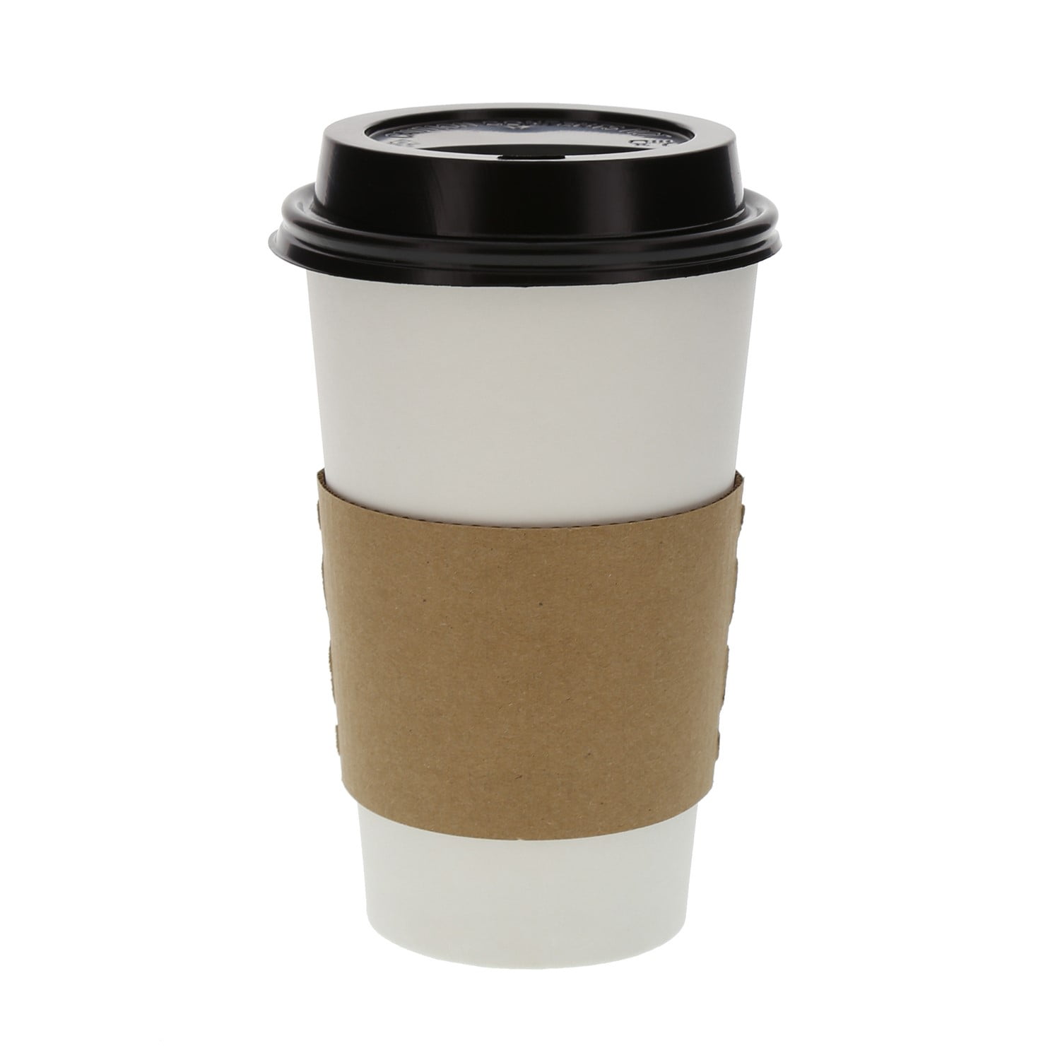 Sleeves ONLY: Restpresso Hot Coffee Sleeves with Handle, 1000 Disposable Cup Sleeves - Cups Sold Separately, Fits 12-, 16-, and 20-Ounce Cups, Yellow