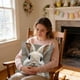 thumbnail image 5 of CaiYueKe Easter Throw Pillow Cover Faux Embroidery Bunny Chick Floral Decorative Cushion Cover Sofa Bedroom Home Decor Farmhouse Spring Holiday Decorative Pillow, 5 of 7