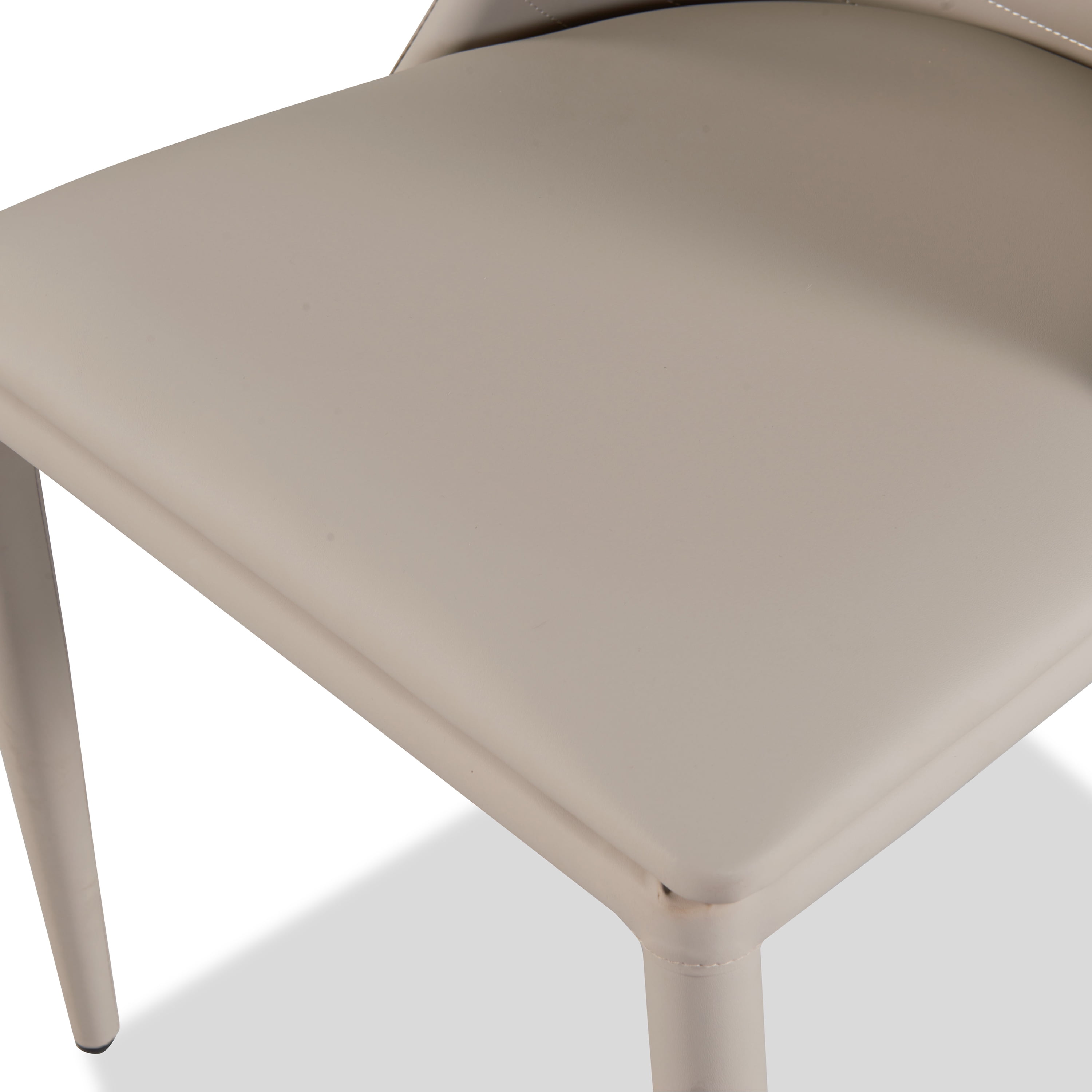 Furniture of America Erowa Modern Upholstered Dining Chairs, Brown (Set of 2)