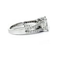 thumbnail image 2 of 1 1/3Ct Princess Cut Split Shank  Diamond Engagement Ring 14K White Gold, 2 of 3