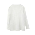 thumbnail image 4 of Ruyang Girls Sparkly Mesh Long Sleeved Tops Semi Round Neck Sun Cover Up Elegant Lace Layer Shirt Kids Fall Outfits Slim Fit Blouses, 4 of 4