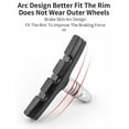 thumbnail image 4 of 5 Pairs High Grade Cycling Bicycle Bike V Brake Pads 70mm Shoes Pads Black, 4 of 19