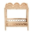 thumbnail image 2 of bali & pari Eloisa Natural Rattan End Table Handwoven Wicker 2-Tier Side Table, 2 of 8