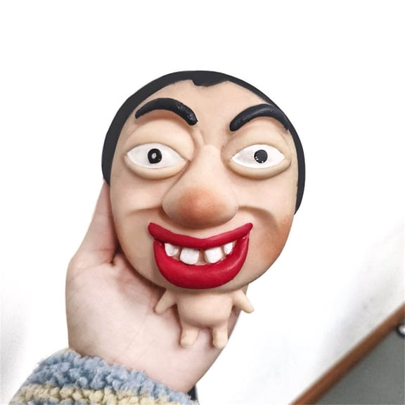 Simulate Face Shape Squeeze Acne Game,Human Face Pimple Popping Game with Funny Expressions Trick Toys for Family Banquet Party Gam Makeup Organizers