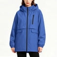 thumbnail image 2 of QQZ Oversized Hooded Zip Up Cardigan For Women, Long Sleeve Windproof Cardigan Sweaters For Women, Lightweight Fall Outfits For Travel Business Casual Outdoor Daily Wear, 2 of 9