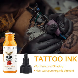 1 Bottle 60ml Tattoo Ink Black Ink Pigment Set Kits Body Arts Black  Professional Beauty Permanent Makes Up Paints