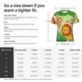 thumbnail image 4 of Bixox Men's African Animals in the Jungle Printed Short Sleeve Skinny Athletic T-Shirt, 4 of 6