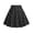 Black, variant on Girls Skirts Casual Polka Dots Mini A-line skirt High Waist Stretchy Flared Pleated Circle Skirts