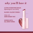 thumbnail image 3 of Brillo de labios Burt's Bees Gloss and Glow Glossy Balm Wine, 1 tubo, 3 of 9