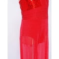 thumbnail image 7 of vastwit Kids Girls Sleeveless Wide Leg Pants Jumpsuit Gymnastic Leotard Dress Ballet Contemporary Lyrical Dance Wear Red 14, 7 of 7
