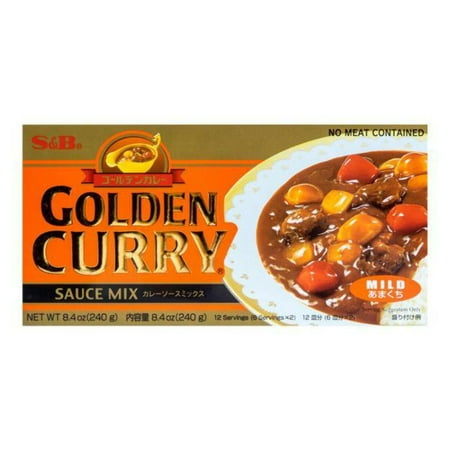 S&B Golden Curry Sauce Mix Mild 7.8 Ounce