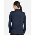 thumbnail image 3 of North End NE412W Women's Express Tech Performance Pique Quarter-Zip Pullover-Classic Navy-XL, 3 of 6