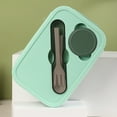 thumbnail image 5 of RKSTN lunch bag Lunch Bento Box Insulated Bag Soup Mug Set With Spoon And Fork Microwavable Lunch Box Compartment Preservation Box Student Portable Dining Tools Set, 5 of 5