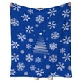thumbnail image 5 of Dmlowu Christmas Blanket - 51x59 inch Fluffier Soft Throw Blanket for Couch, Thickened Cooling Blanket for Holiday Party Christmas Decorations, Flannel Christmas Throw Blanket, 5 of 6