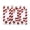 Rose Gold, variant on Christmas Candy Cane Ornaments 4.92 Inch Red Shiny Metallic White Glitter Striped Plastic Candy Cane Baubles 6 Pack for Xmas Tree