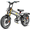 A8 Pro Max 60V 70Ah-Gray, variant on ANIIOKI A8 Pro Max 60V 70Ah Mountain Electric Bike for Adult, 230 Miles Long Range, 5600W Dual Motor,47mph,UL2849,CBS & Dual Front Disc Brakes, Smart Media System, New Charger Technology, Black