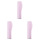 thumbnail image 2 of Peine Peluquería Galvanoplastia Cepillo para El Peines Grandes Dientes Anchos () Rosa, 2 of 8