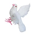 thumbnail image 3 of pitrice Exquisite Doved Ornament Imitation Bird Model For Balcony Lawn Decoration Etc. Decorative Outdoor Decor Yard Backyard Standing White, 3 of 6
