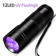thumbnail image 2 of Linterna violeta 12led Lámpara de detección de dinero UV Ultravioleta 395 Detección de agente fluorescente JAMW Sencillez, 2 of 5