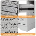 thumbnail image 5 of Wirrytor Gray 3 Drawer , Modern Chest of Drawers with Handles, Accent Wood Storage Cabinet for Bedroom, Living Room and Kitchen, 5 of 8