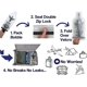 thumbnail image 2 of Paquete de 4 unidades mejorado de alas de vino, funda protectora reutilizable para botellas, bolsa de viaje, caja fuerte para fugas de equipaje, 2 of 5