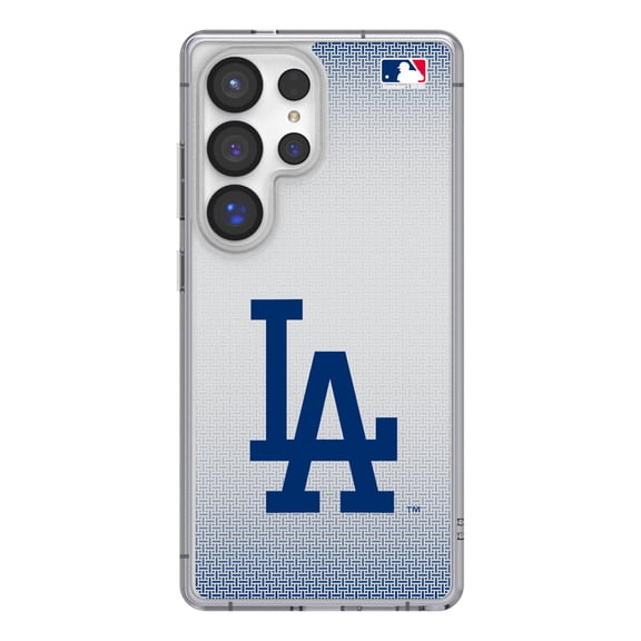 Los Angeles Dodgers Linen Logo Galaxy Clear Case
