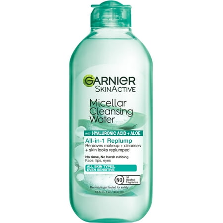 Garnier SkinActive Replumping Hyaluronic Acid + Aloe Micellar Cleansing Water - 13.5 fl oz